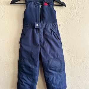 Navy Kids Snow Bib Overalls